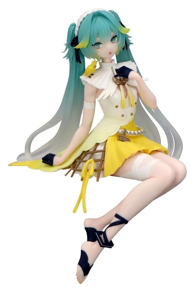 Hatsune Miku Noodle Stopper PVC Statue Canary Bird 14 cm